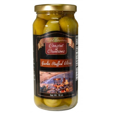 Garlic Stuffed Olives (16 oz)