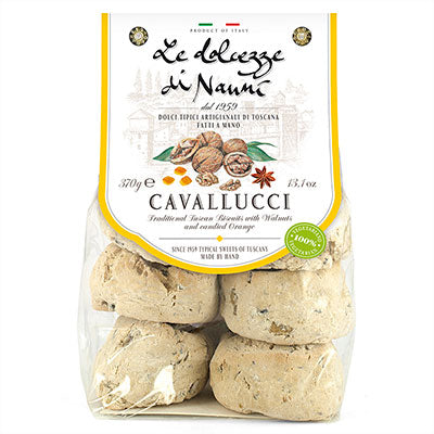 "Cavallucci" Soft Tuscan Pastries with Walnuts and Orange Peel by Nanni: Tuscany
