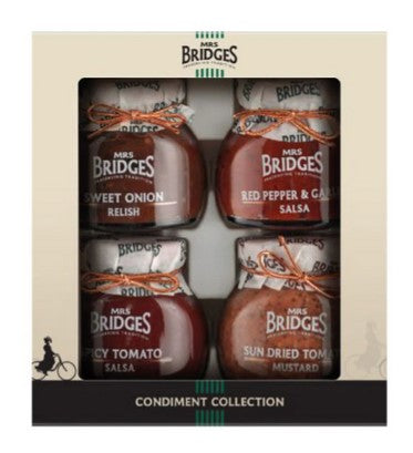 Mrs. Bridges - Condiment Collection Box 4 x 3.5oz Jars