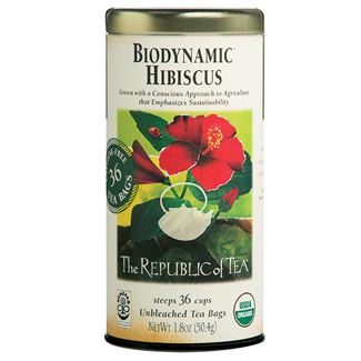 Biodynamic® Hibiscus Tea Bags - 36 Tea Bags