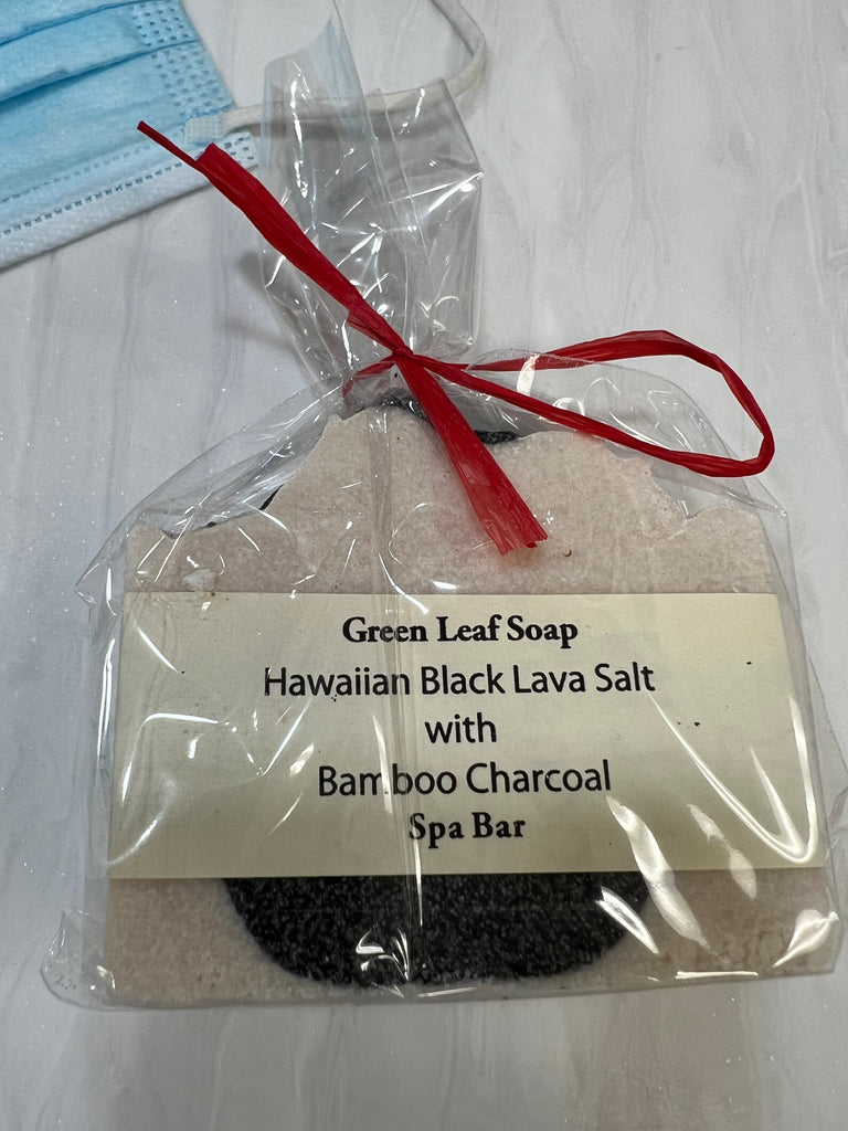 Hawaiian Black Lava Salt with Bamboo Charcoal Soap