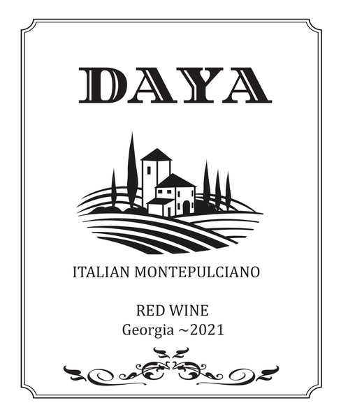 DAYA Italian Montepulciano - Private Reserve (2021) (IN-STORE WINE PICKUP with ID)